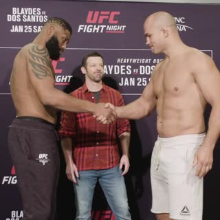 Взвешивание UFC Роли: Блэйдс vs Дос Сантос