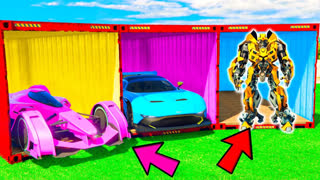 GTA 5 - РАНДОМ ВЫБРАЛ МНЕ КОНТЕЙНЕР С ТРАНСФОРМЕРОМ БАМБАЛБИ ИЗ БУДУЩЕГО! - БИТВА ЗА КОНТЕЙНЕРЫ В GTA ONLINE
